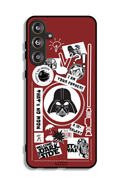 Tolwak غطاء حماية لهاتف سامسونج جالاكسي M55 5G ملصق "مرحبًا بكم في الجانب الم...