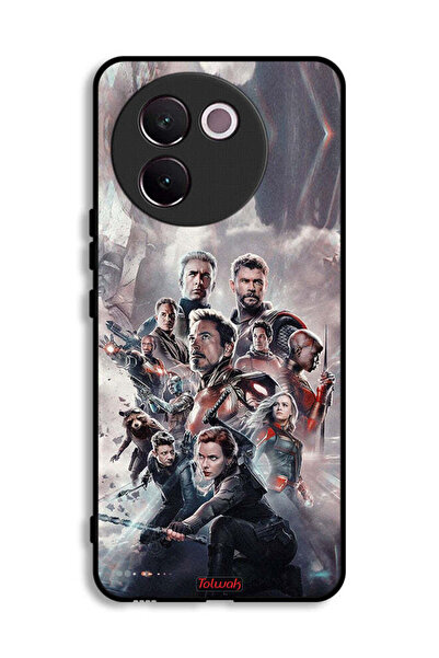 Tolwak غطاء حماية لهاتف Vivo V30e 5G بتصميم Avengers
