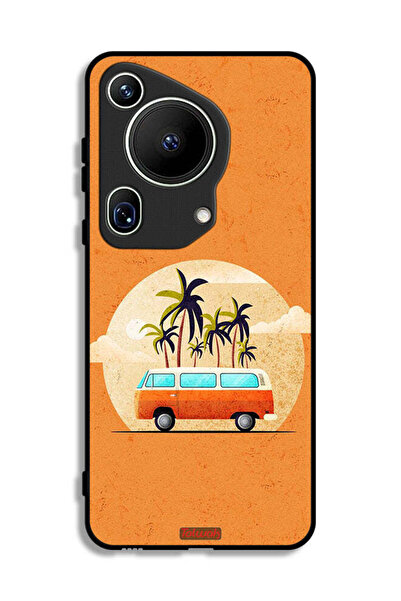 Tolwak غطاء حماية لهاتف هواوي بيورا 70 ألترا بتصميم حافلة فنية