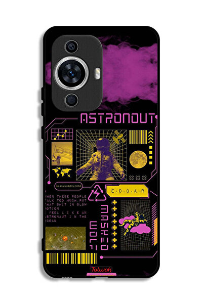 Tolwak غطاء حماية لهاتف هواوي نوفا 12 لايت، ملصق رائد فضاء