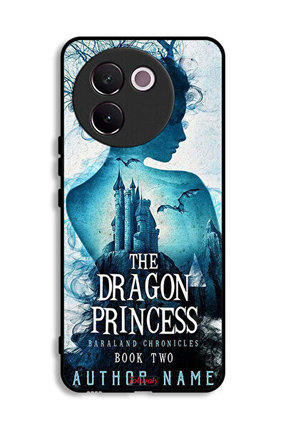 Tolwak غطاء حماية لهاتف Vivo V30e 5G بتصميم أميرة التنين