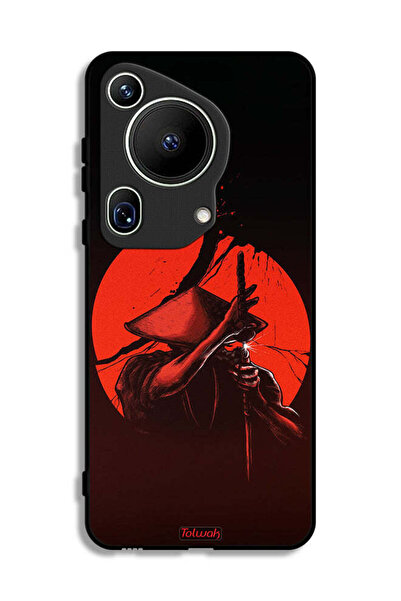 Tolwak غطاء حماية فائق لهاتف هواوي بيورا 70 بتصميم محارب السيف