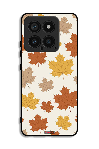 Tolwak Xiaomi 14 Protective Case Cover Autumn Leaves
