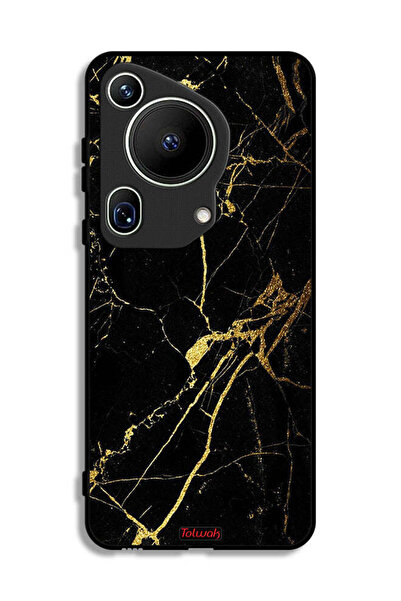 Tolwak غطاء حماية لهاتف هواوي بيورا 70 ألترا - رخامي متصدع