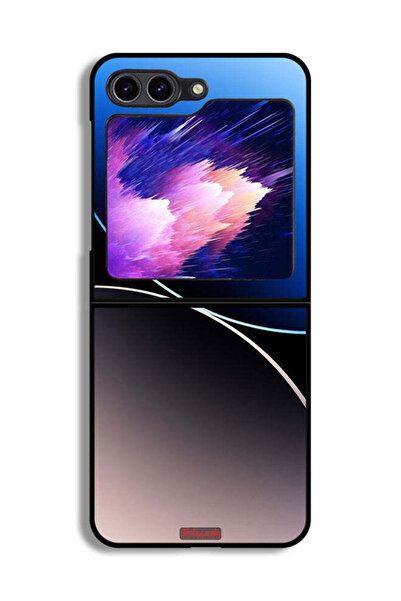 Tolwak غطاء حماية لهاتف Samsung Galaxy Z Flip6 بنمط خطوط منحنية