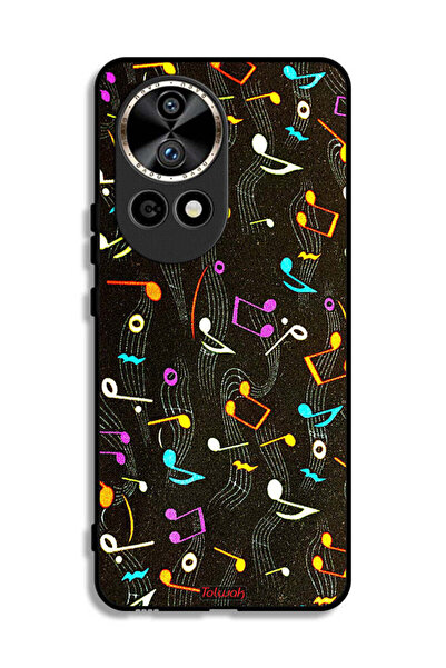 Tolwak غطاء حماية لهاتف هواوي نوفا 12 برو 5G بنمط قماش موسيقي