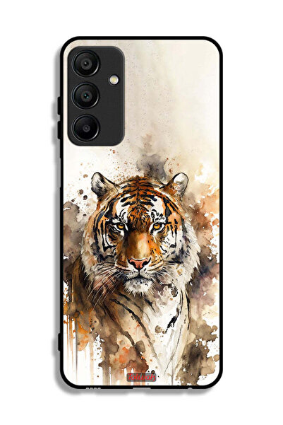 Tolwak غطاء حماية لهاتف Samsung Galaxy A15 بتصميم فن تجريدي من جلد الفهد