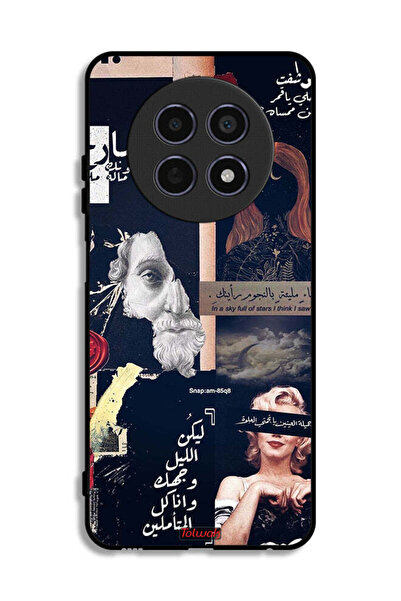Tolwak غطاء حماية لهاتف Realme 12x 5G بعبارات عربية ووجوه مقطوعة