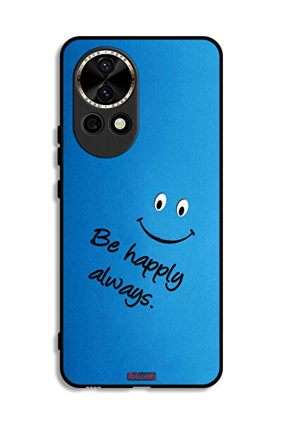 Tolwak غطاء حماية لهاتف هواوي نوفا 12 5G كن سعيدًا دائمًا