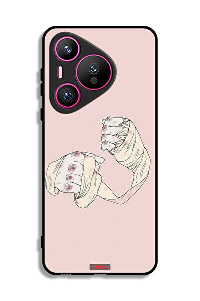 Tolwak غطاء حماية لهاتف هواوي بيورا 70 بتصميم فن المقاتل