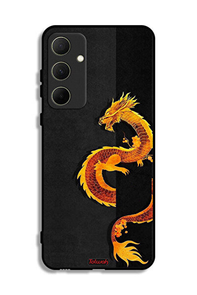 Tolwak Samsung Galaxy A35 5G Protective Case Cover Dragon Art