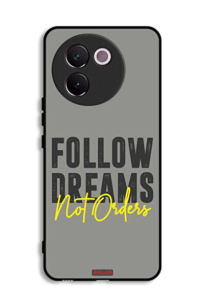 Tolwak غطاء حماية لهاتف Vivo V30e 5G - اتبع الأحلام وليس الأوامر
