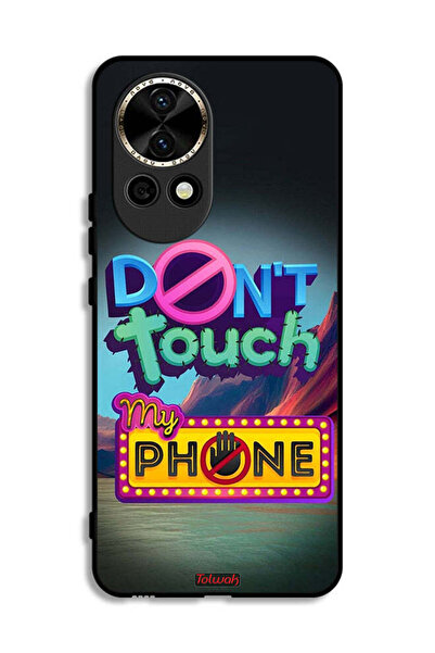 Tolwak Huawei nova 12 5G Protective Case Cover Do Not Touch My Phone