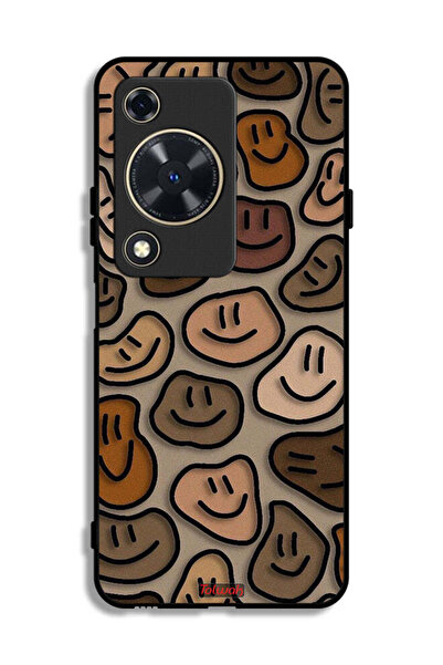 Tolwak غطاء حماية لهاتف هواوي إنجوي 70 برسومات وجوه مبتسمة