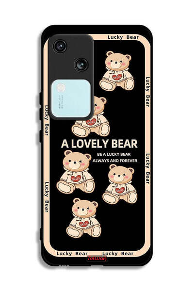 Tolwak غطاء حماية لهاتف Vivo S18 5G - دب جميل