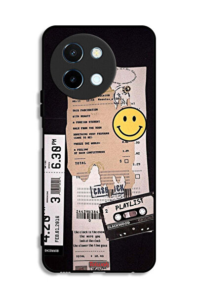 Tolwak غطاء حماية لهاتف Vivo Y38 5G مع ملصق قائمة تشغيل