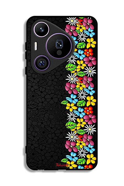 Tolwak غطاء حماية لهاتف هواوي بيورا 70 برو - زهور