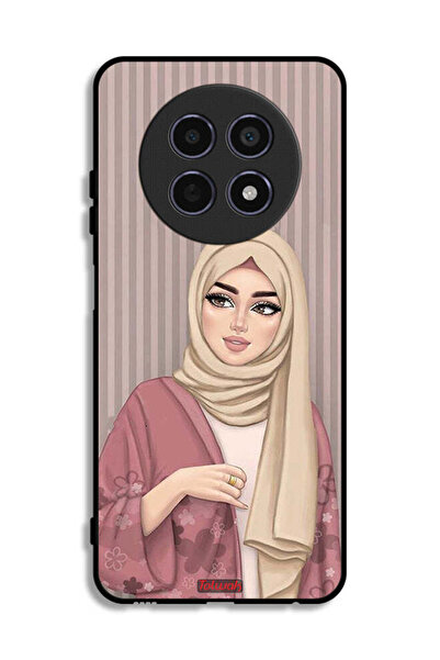 Tolwak غطاء حماية لهاتف Realme 12x 5G برسومات فتاة محجبة
