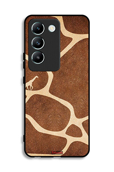 Tolwak غطاء حماية لهاتف Vivo V30 Lite 4G بتصميم جلد الزرافة