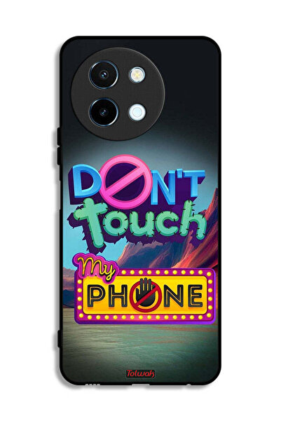 Tolwak Vivo Y38 5G Protective Case Cover Do Not Touch My Phone