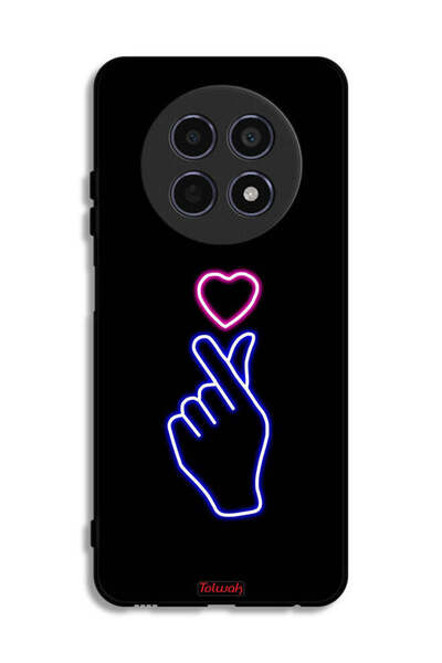 Tolwak غطاء حماية لهاتف Realme 12x 5G برسومات قلب سناب