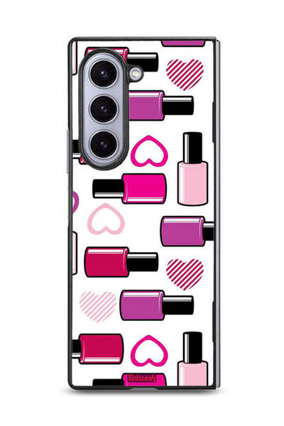 Tolwak غطاء حماية لهاتف سامسونج جالاكسي زد فولد 6 - أحمر شفاه محب