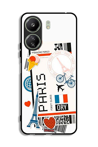 Tolwak غطاء حماية لهاتف Xiaomi Redmi 13C ملصق باريس