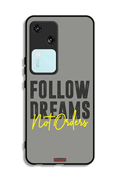 Tolwak غطاء حماية لهاتف Vivo V30 5G اتبع الأحلام وليس الأوامر