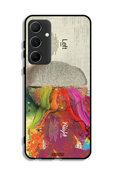 Tolwak غطاء حماية لهاتف Samsung Galaxy A55 5G بتصميم تجريدي لعلم الدماغ