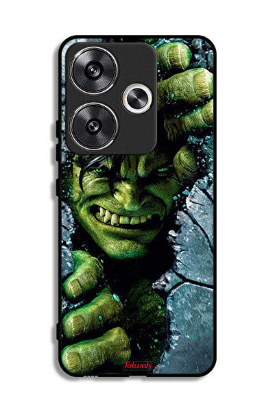 Tolwak غطاء حماية Xiaomi Poco F6 5G بتصميم هالك المذهل