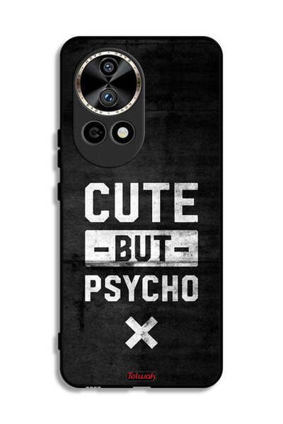 Tolwak Huawei nova 12 Pro 5G Protective Case Cover Cute But Psycho