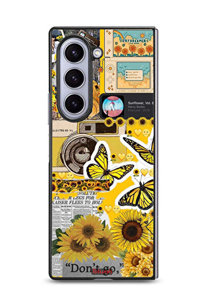 Tolwak غطاء حماية لهاتف Samsung Galaxy Z Fold6 مع اقتباسات وملصقات