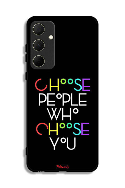 Tolwak Samsung Galaxy A35 5G Protective Case Cover Choose People Who Choose You
