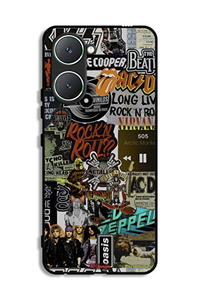 Tolwak غطاء حماية لهاتف Vivo Y03 4G، تحيا موسيقى الروك أند رول