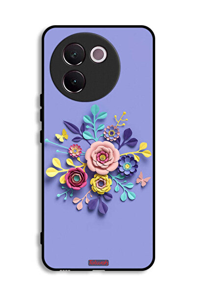 Tolwak Vivo V30e 5G Protective Case Cover Flowers Art