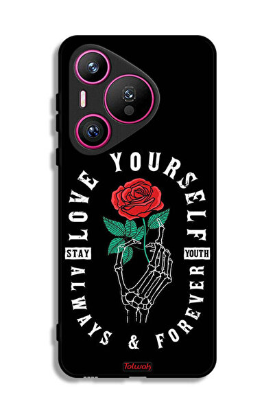 Tolwak غطاء حماية لهاتف هواوي بيورا 70 - أحب نفسك دائمًا