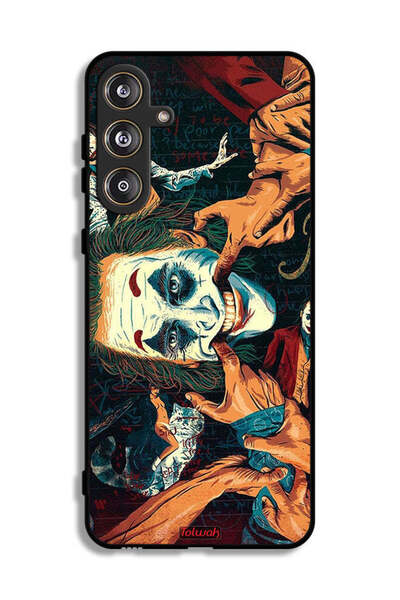 Tolwak غطاء حماية لهاتف سامسونج جالاكسي M55 5G برسومات الجوكر