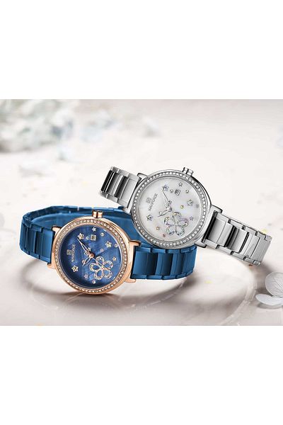 Naviforce RGBE 2020 New Women Watches Luxury Casual Ladies Stainless steel Quartz Wrist Watch 1 piece