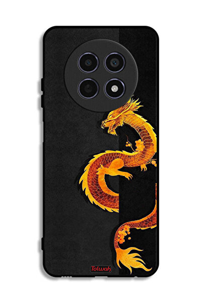 Tolwak Realme 12 5G Protective Case Cover Dragon Art