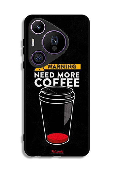 Tolwak غطاء حماية لهاتف هواوي بيورا 70 برو - بحاجة لمزيد من القهوة