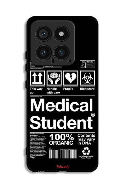 Tolwak غطاء حماية لهاتف شاومي 14 - ملصق طالب الطب