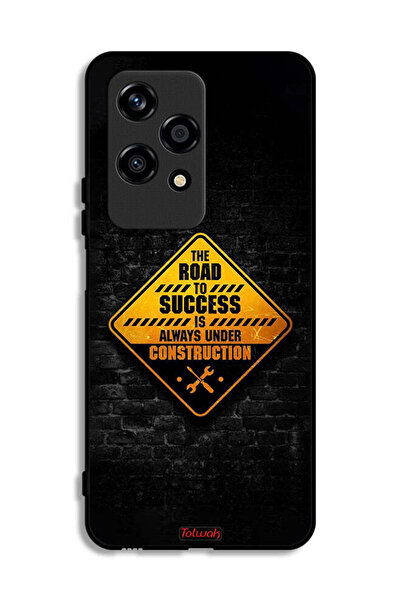 Tolwak غطاء حماية لهاتف Honor 200 Lite 5G الطريق إلى النجاح دائمًا قيد الإنشاء