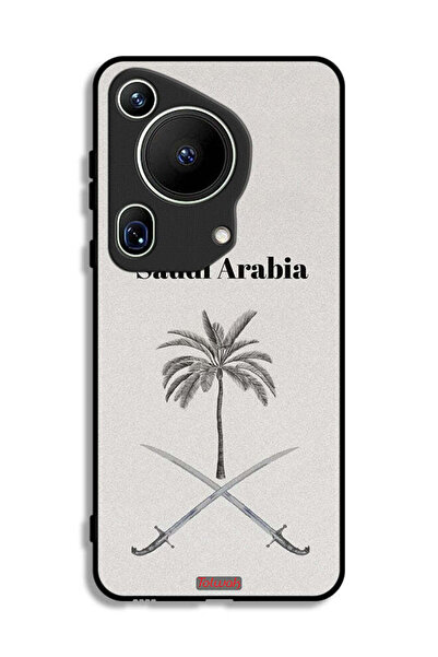 Tolwak غطاء حماية لهاتف هواوي بيورا 70 ألترا - لوحة فنية لعلامة المملكة العرب...