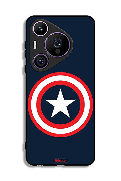 Tolwak غطاء حماية لهاتف هواوي بيورا 70 برو كابتن أمريكا