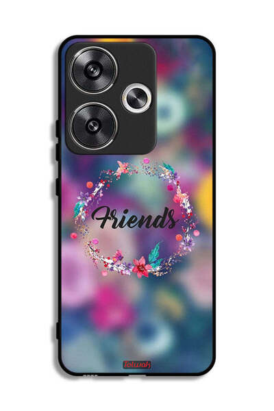 Tolwak غطاء حماية شاومي بوكو F6 5G برسومات خاتم أصدقاء الزهور