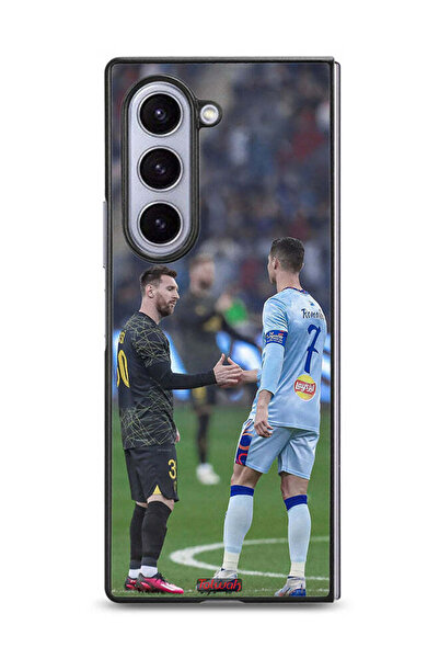 Tolwak غطاء حماية لهاتف سامسونج جالاكسي زد فولد 6 ميسي ورونالدو