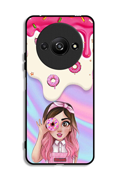 Tolwak غطاء حماية Xiaomi Redmi A3 4G يحمل دونات