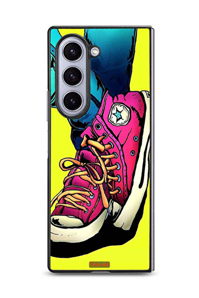 Tolwak غطاء حماية لهاتف Samsung Galaxy Z Fold6 من القماش بتصميم حذاء