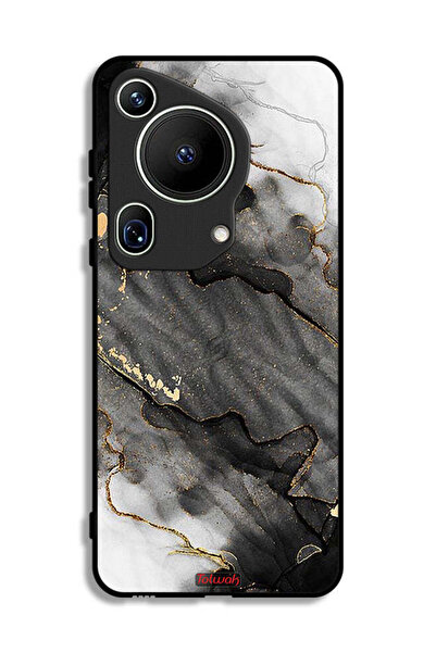 Tolwak غطاء حماية لهاتف هواوي بيورا 70 ألترا، رخامي لامع