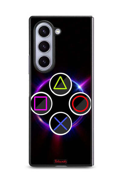 Tolwak غطاء حماية لهاتف Samsung Galaxy Z Fold6 بتصميم لعبة الحبار